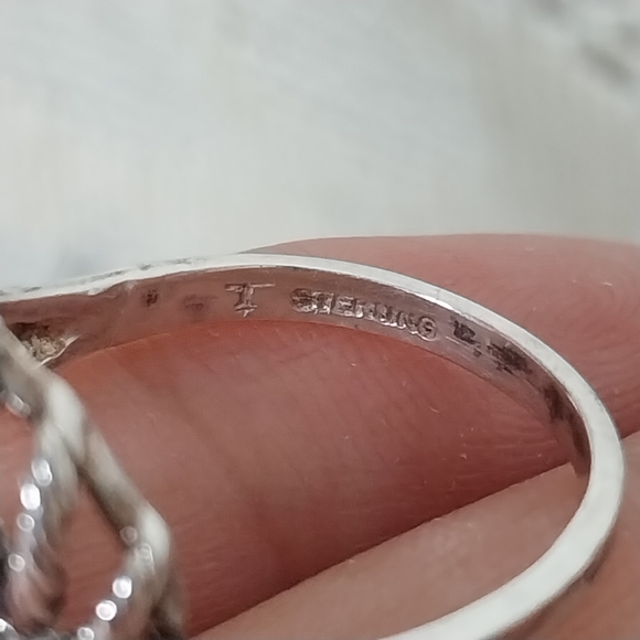 Vintage 925 Sterling Silver Synthetic Ruby Red Spinel Ring Size 6 - Picture 6 of 6